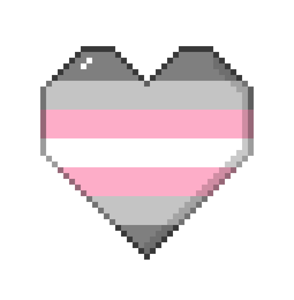 [9ac1d5] Demigirl Pride Heart