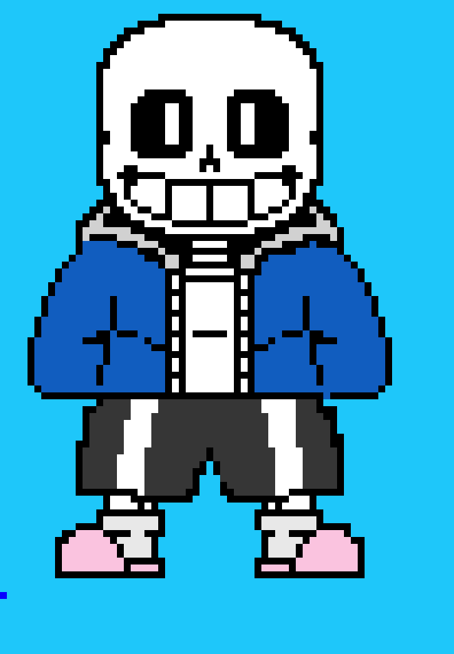 My UnderTale Sans with color wip
