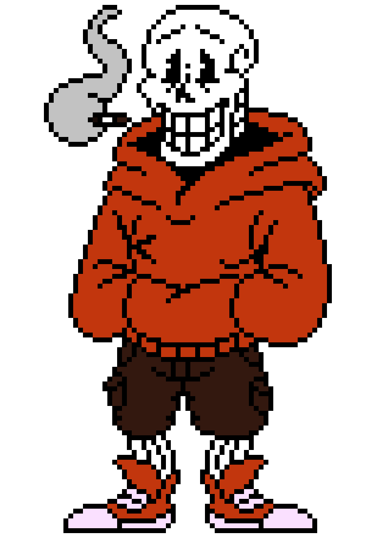[22ce6d] Oh.. okay... *a tear falls from his face* I just wanted to help... -US Papyrus