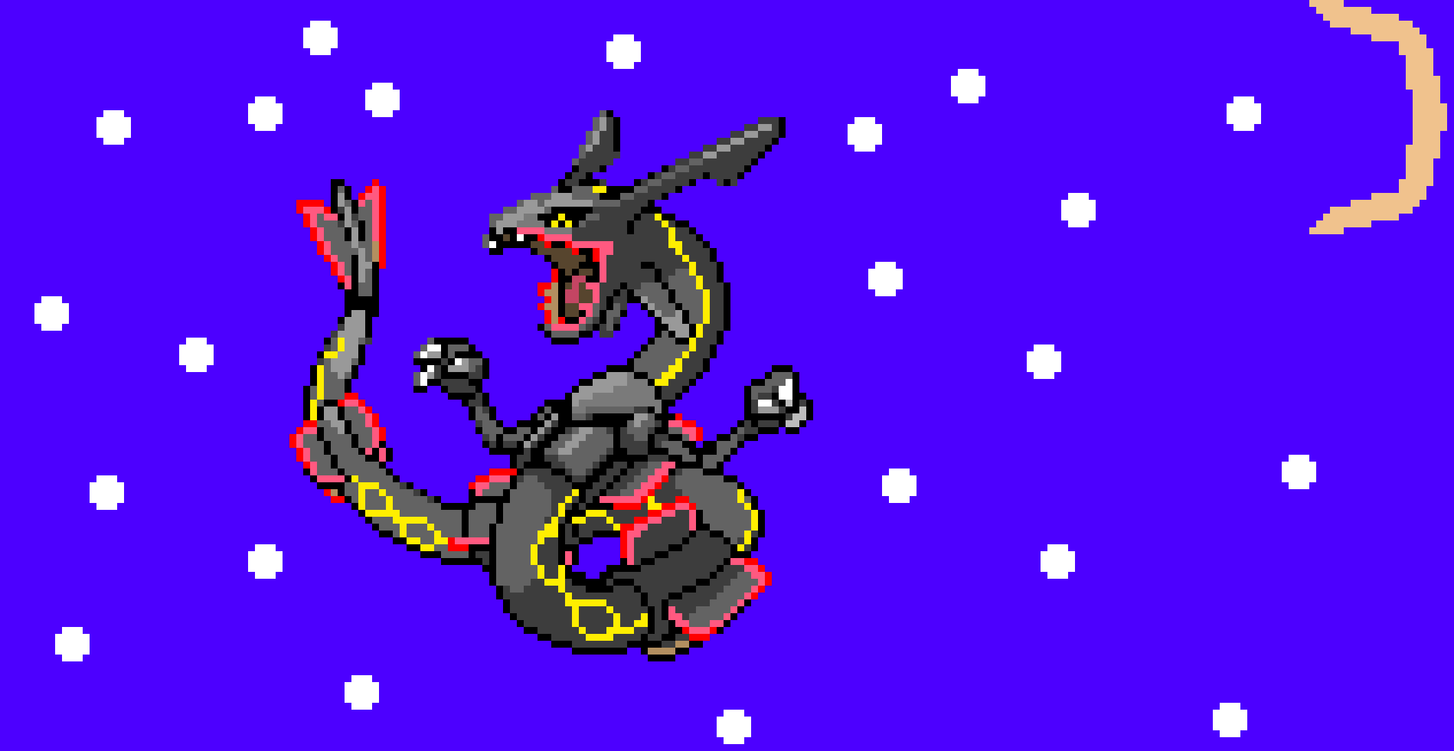 [9664c4] Shiny Rayquaza!