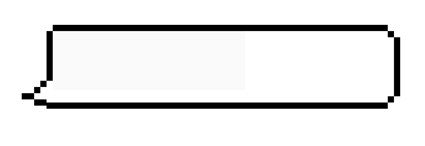 love me pixel speech bubble
