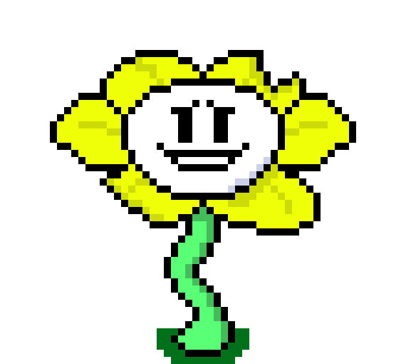 [581fb9] *looks up at you* H-howdy, i-im Flowey, Flowey the f-flower