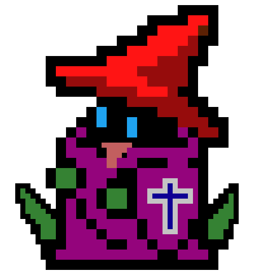 [0f4f9d] Eldritch Sage 8-bit Open Mouth