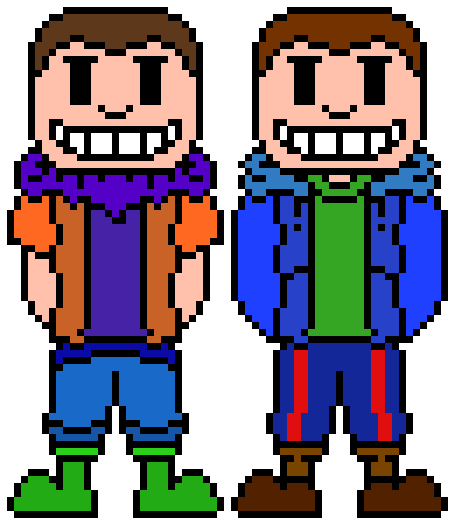 [d6b045] (Jacob is Sans and John is Papyrus)