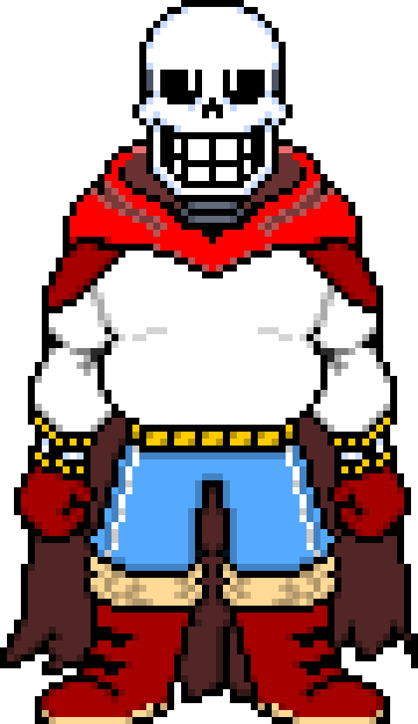 [9664c4] Comic Papyrus. transparent (annoyed)