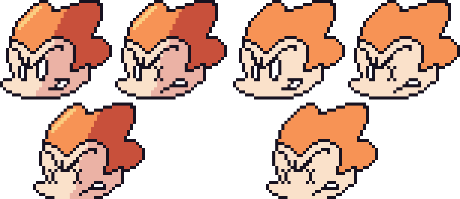 FNF Pixel Pico (Week 6): Pico Health Bar Sprites (Recolored) Version A & B