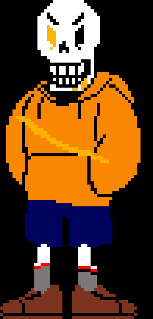 [65530b] Underswap Papyrus Sprite.