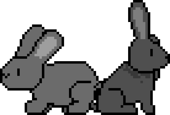 [630c17] Fluffy and baby bunny (sprite credit to this guy who i forgot)