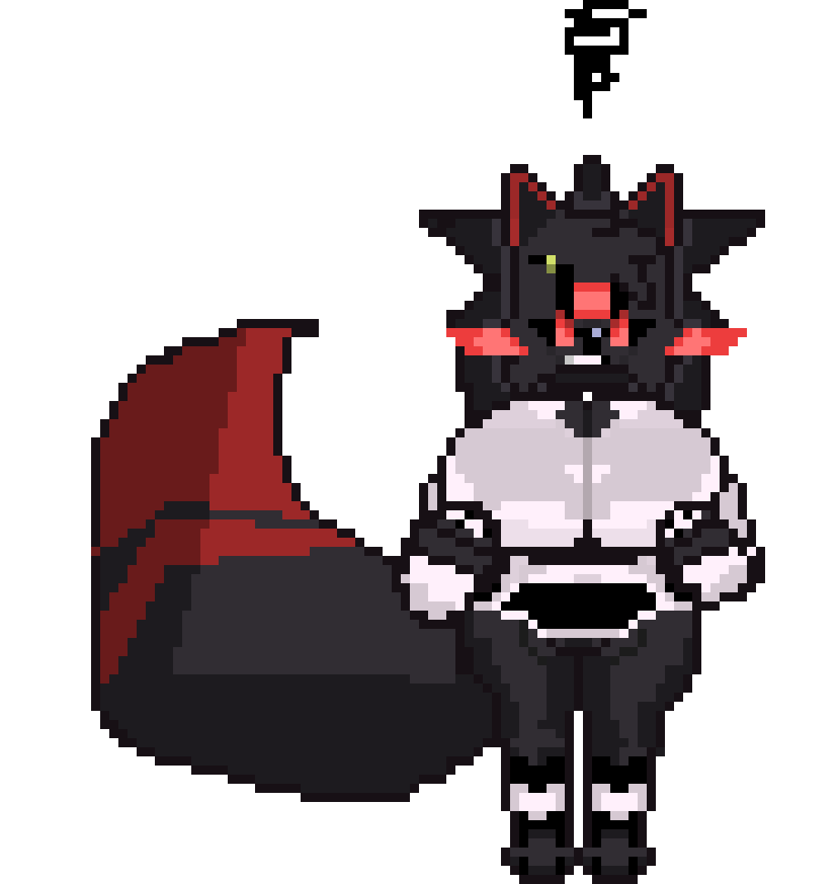 [c56e1d] Paths The Female Wolf! (Sprite)[Updated] {Touching her tits}