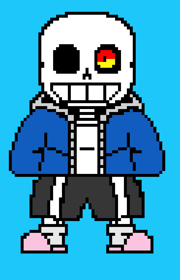 My UnderTale Sans with color wip