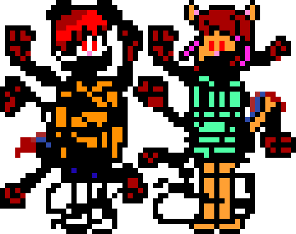 Glitch Clones Seria and Kyler (Salena and Tyler) - SAL