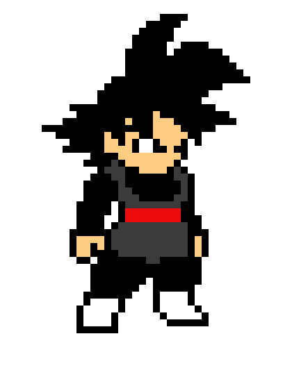 8Bit Black Goku