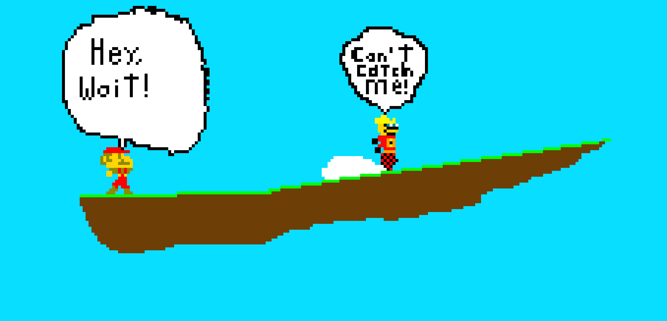 [9664c4] Dash is a little too fast for Mario!