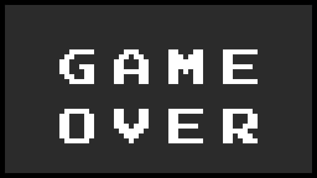 [22d2dc] GameOver