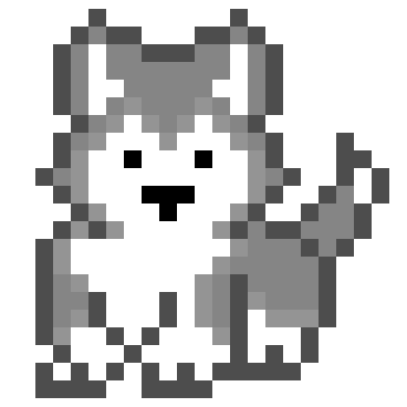 [9664c4] Pixel Wolf