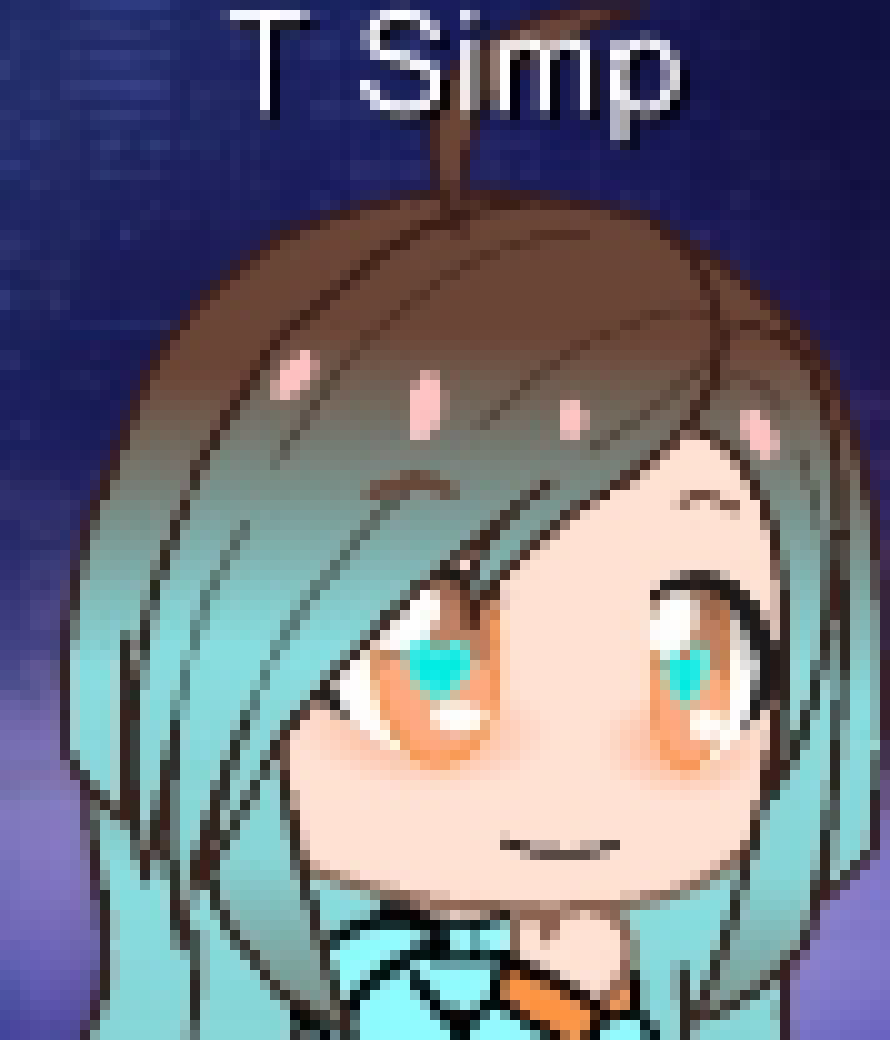 [990543] I use Gacha Life to design Characters before I draw them. It makes it easier to get details I wouldn't think of normally. Plus, if T was popular and some 12 year old made a self insert, to self ship with him, she would look like a gacha character.