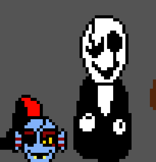 UNDERTALE PIXEL ART USE IT FOR ALL YOUR UNDERTALE NEEDS FREE FOR EDITING THIS AD IS SPONCERD BY MTT PRODUCTS GOODBYE now with toriel,asgore and gaster