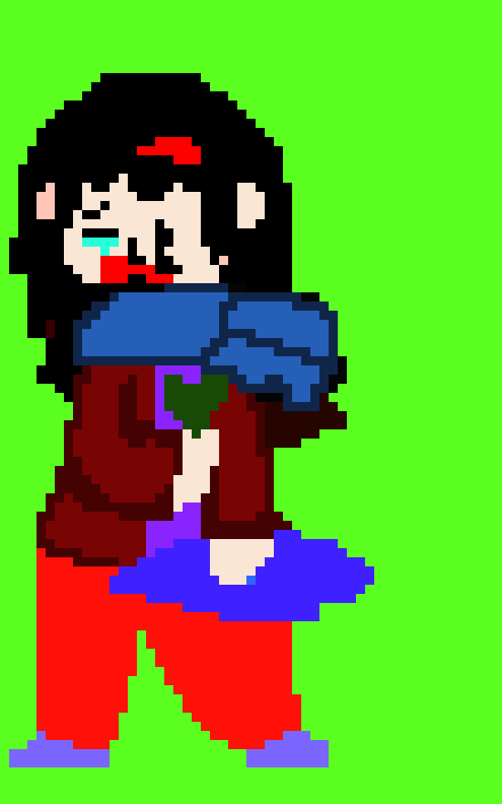 [904ba9] teleports to tree she crouch in tiny balll