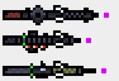 [67f33f] Weapons