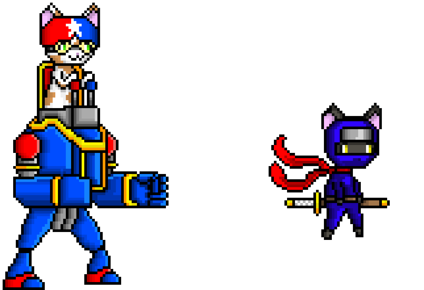 Rabo-Cat and Nekoga By Philipesan