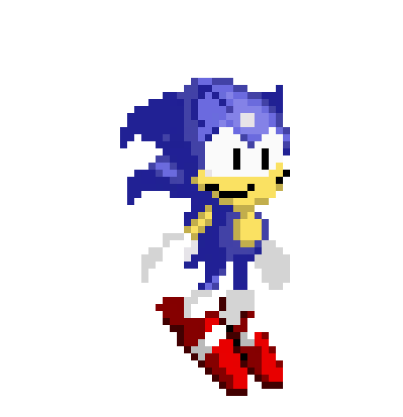[1de178] shutupjojo style sonic sprite