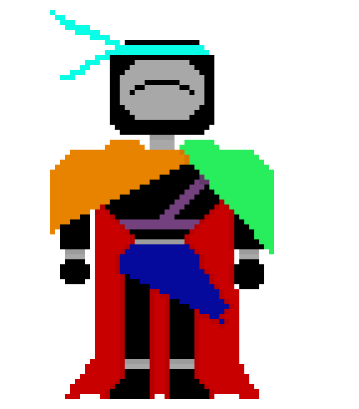[2fcb16] *He chills at his base,Humming*