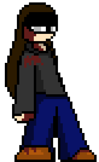 [e22b6a] *Looks over to where he presumed was where Dell was, his senses getting more blind the more enraged he seems to get. He makes some inaudible noise as he follows them.*