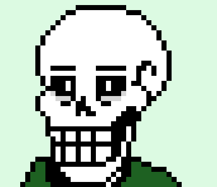 when looking at the image again i noticed a thing i didn't notice before which is why hes eyes look like that.