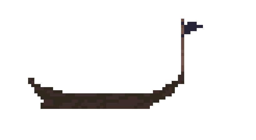 [c837eb] boat with flag