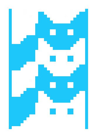 [3d2d82] Cat Scarf