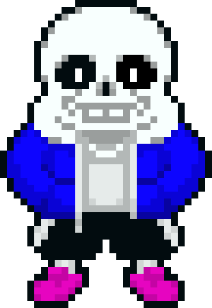 [c68457] Sans Pixel Art