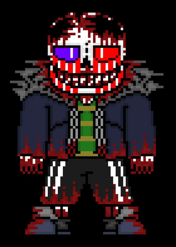 [d6e367] *his arm doesnt retract from the bite and keeps strangling him * MULTI! *he summons blaster and shoots a blackhole like beam kinda how Killer Sanses blaster works*
