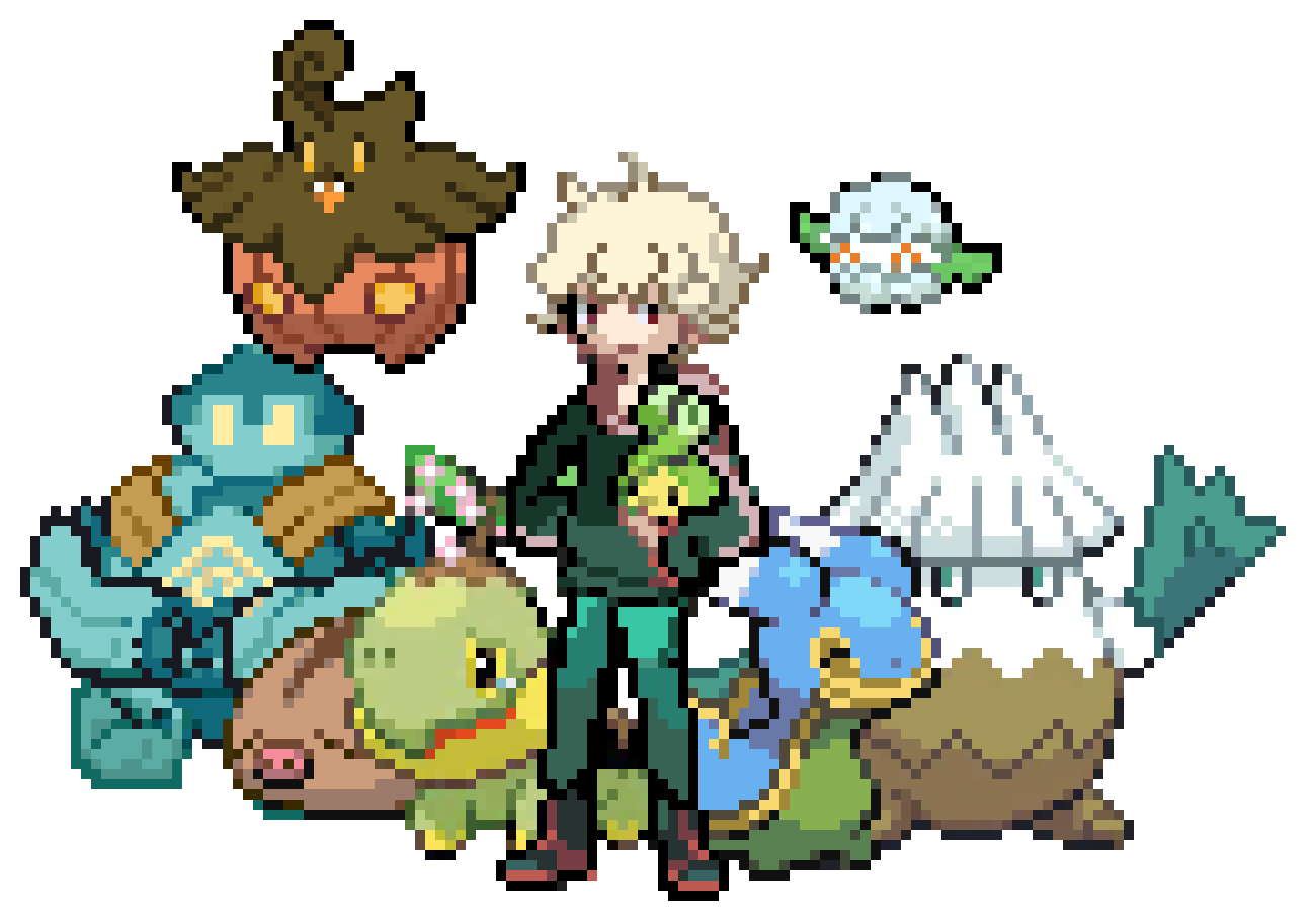 [e042ce] Kriston and his grassy and icey gang v2