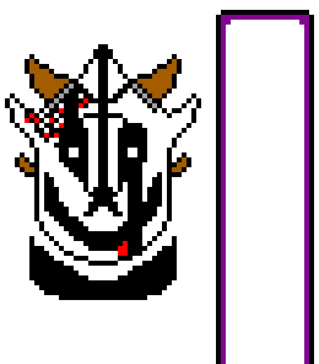 [30c8ea] My gaster blaster sprite #2