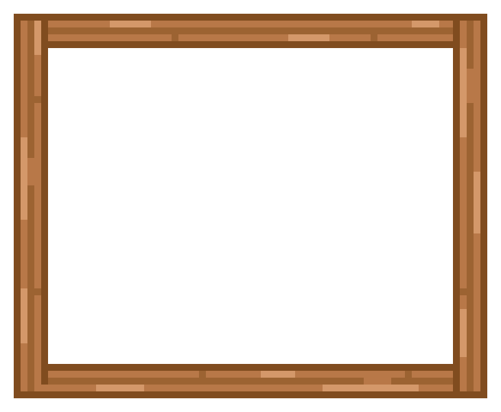 wooden frame