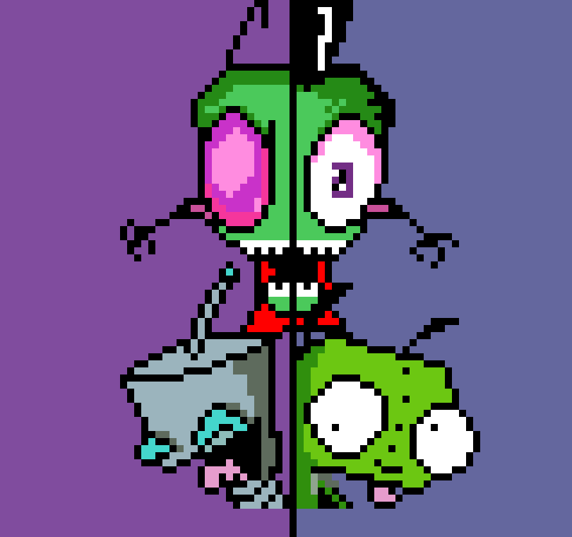 [9664c4] Invader Zim and Gir