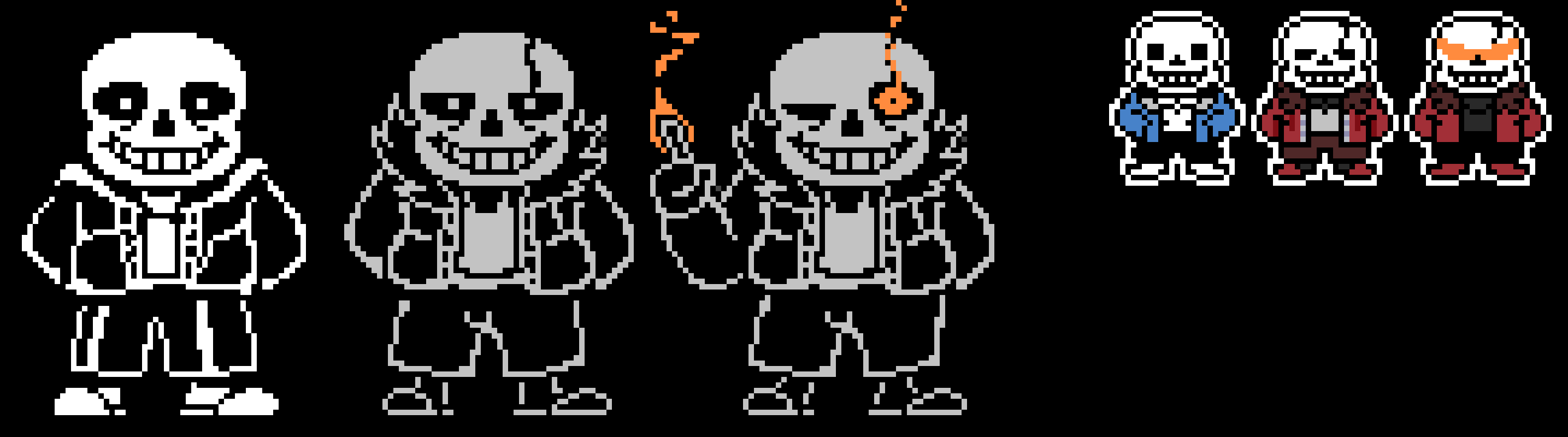 Hardtale Sans Battle Sprite