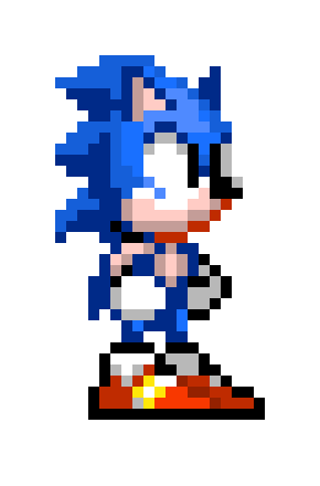 Sonic the Hedgehog NES 16-Bit sprite