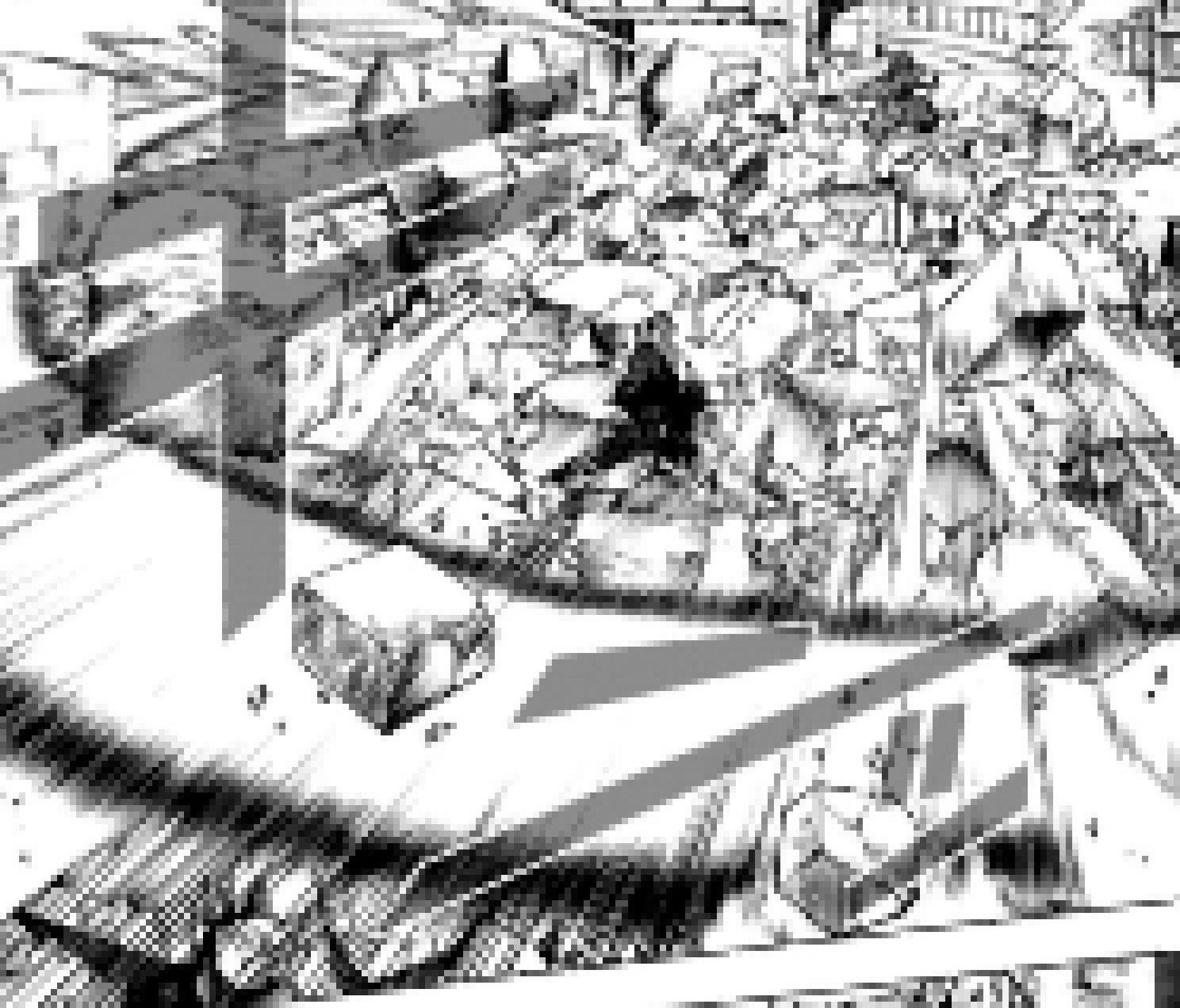 [9abf75] Scale of the Dragon, Recooil, Twin Meteors. Instantaneous world cutting slash.