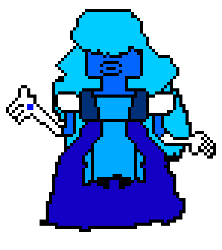 [9664c4] Steven Universe Sapphire | UnderTale Sprite