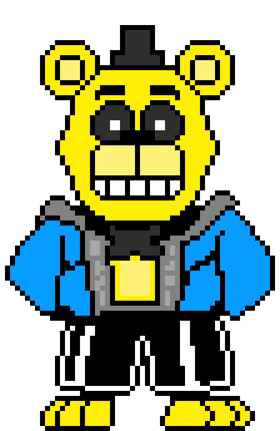 FNaFtale Golden Freddy Colour