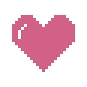 [19bcda] pink heart