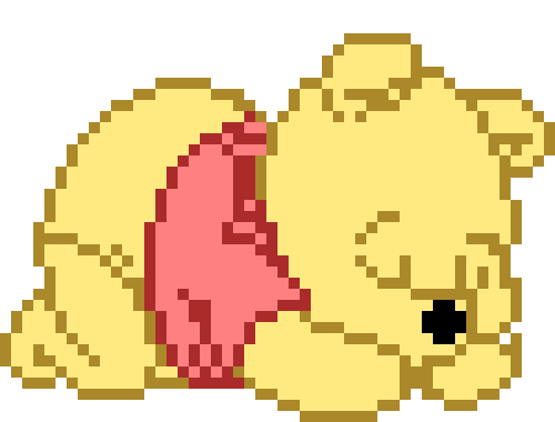 [7e2ef4] Winnie the Pooh sleeping
