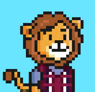 [06d42e] Pixel Lion
