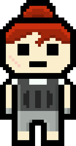 [86a47a] danganronpa pixel sprite base big- Hiu Sasaki V2