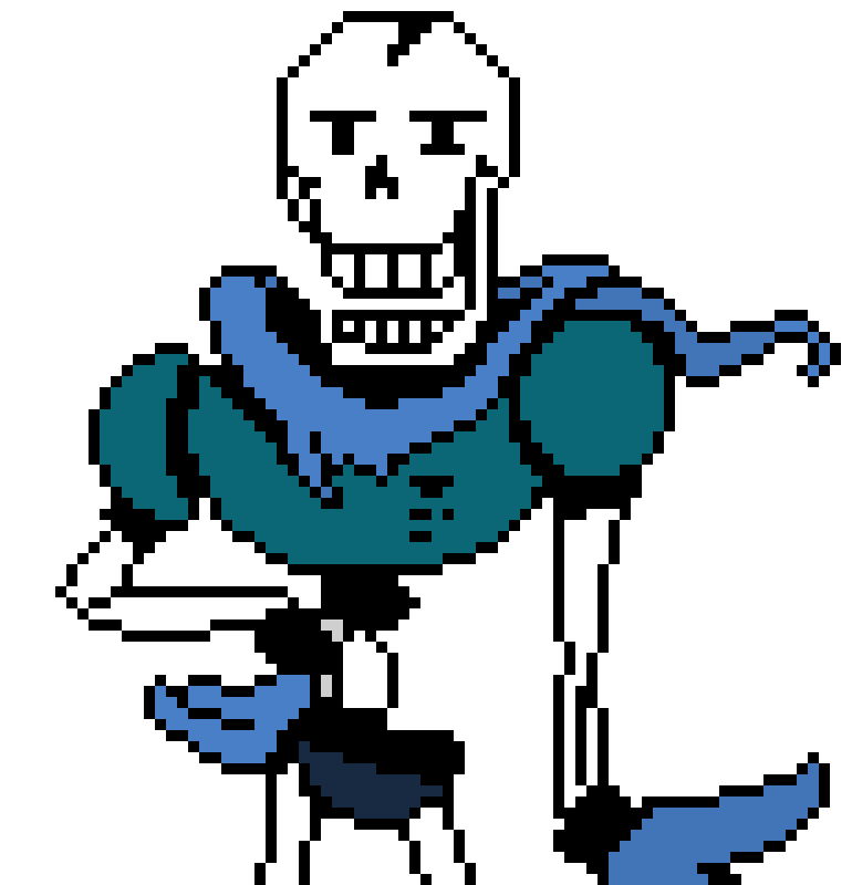 [9664c4] Floodtale (my AU) Papyrus Sprite