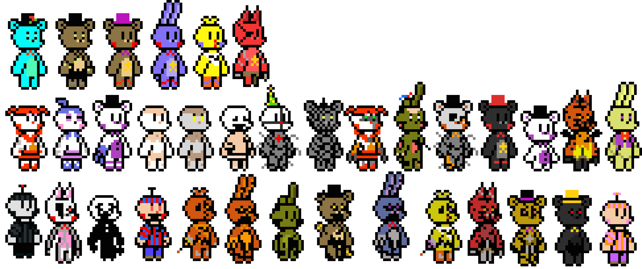 Chibimatronic full sheet.-T