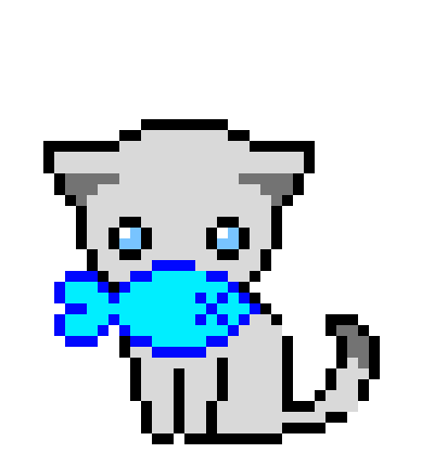 [9664c4] cat with a fish