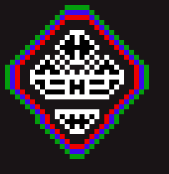 [d436d4] the artifact then begins to glow the colors that came from the microchip