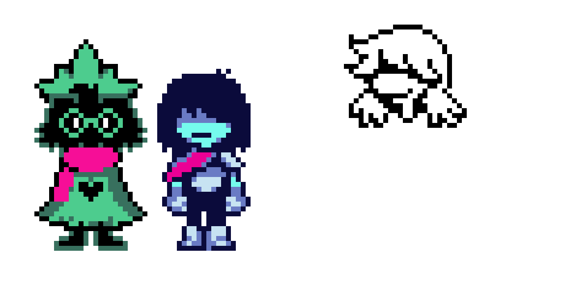 [a3462f] Kris deltarune battle sprites